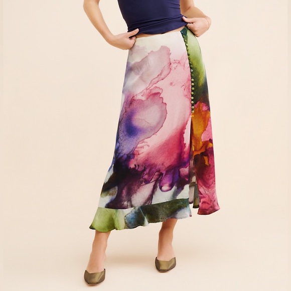 Anthropologie Dresses & Skirts - Anthropologie Clania Silky Maxi Skirt, NWT